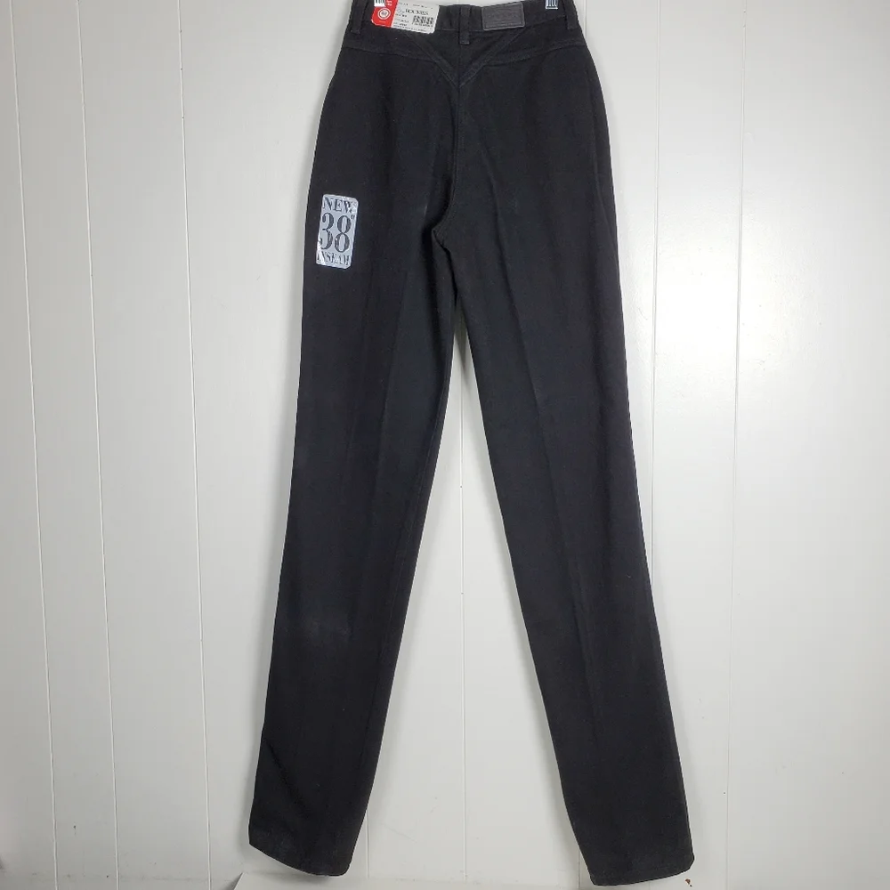 NWT Rockies high waisted mom 90s y2k jeans Vintage deadstock in jet black